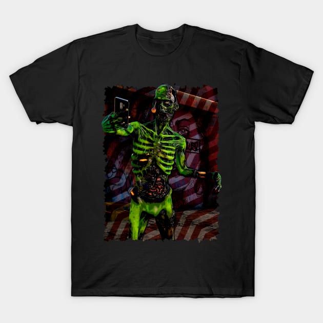 Zombie selfie T-Shirt by Artwork Simpson